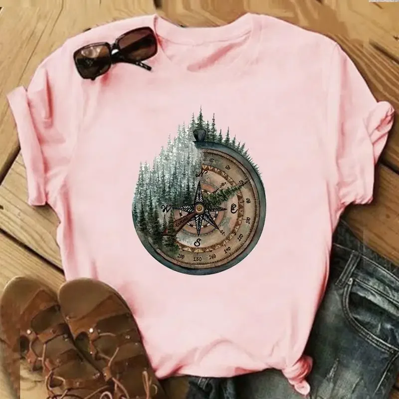 

Листья в Instagram Красное желание в Европе и США Одежда Топ Футболка с короткими рукавами Топы Женская одежда