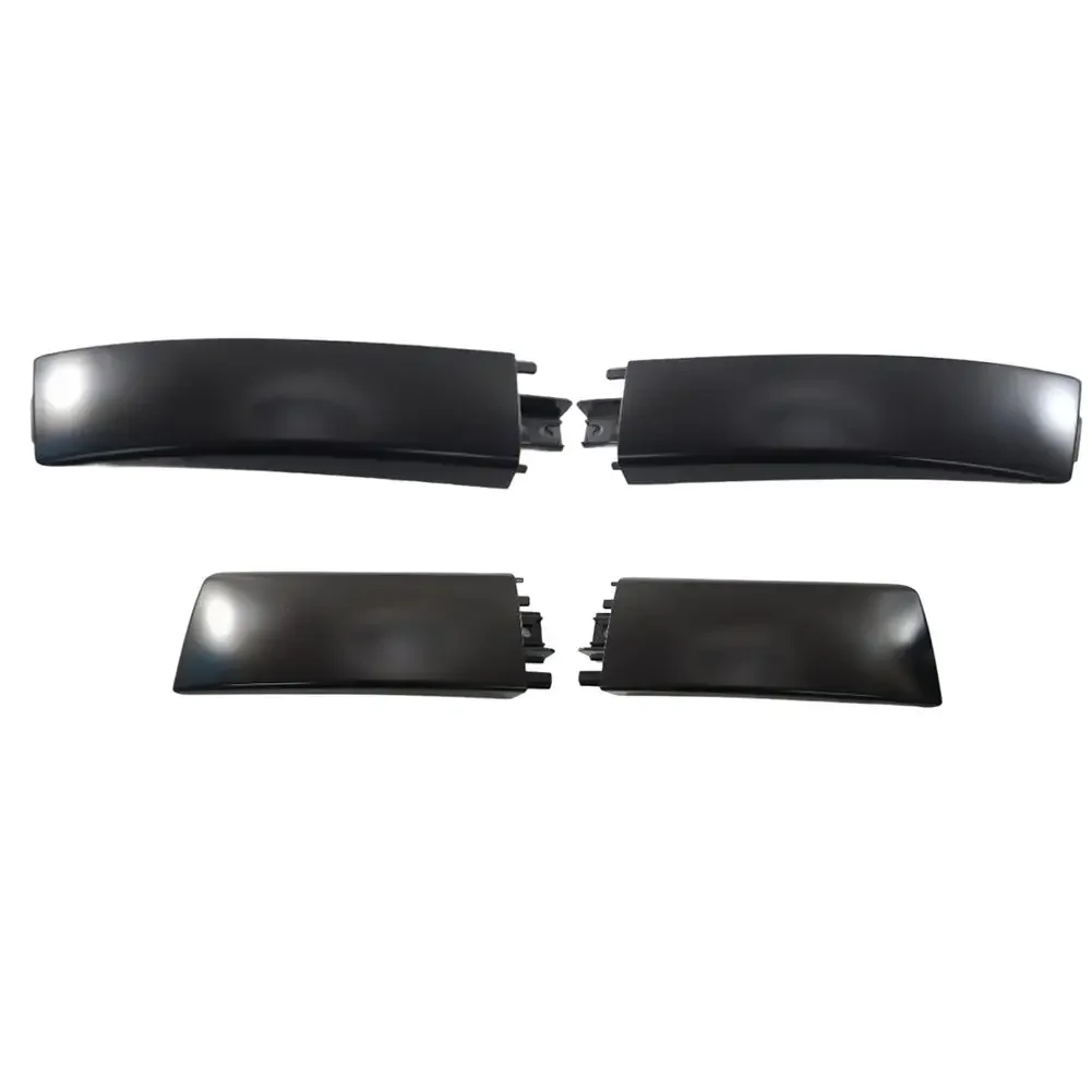 Enhanced Protection  Stylish Design Roof Rack Rail End Cap Set for Suzuki Grand Vitara 06 15  Matte Black Finish  4pcs