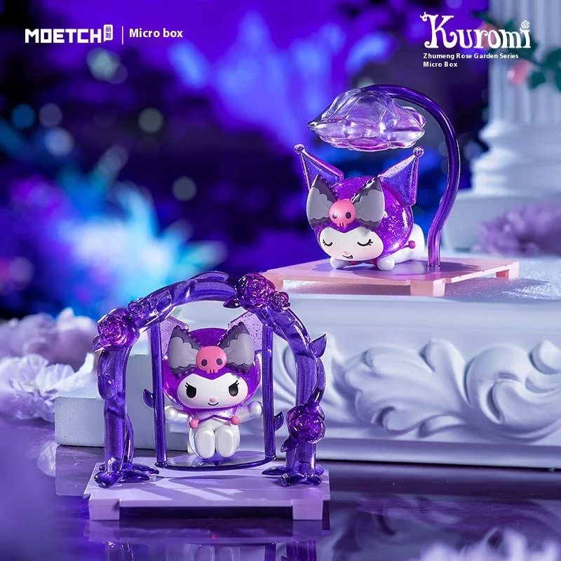 Sanrio Kuromi Anime-Charakter-Set, Blind Bag, Dreamy Rose Series, Überraschungsbox, niedliche Modelle, Anime-Charaktere, gesammeltes Spielzeug