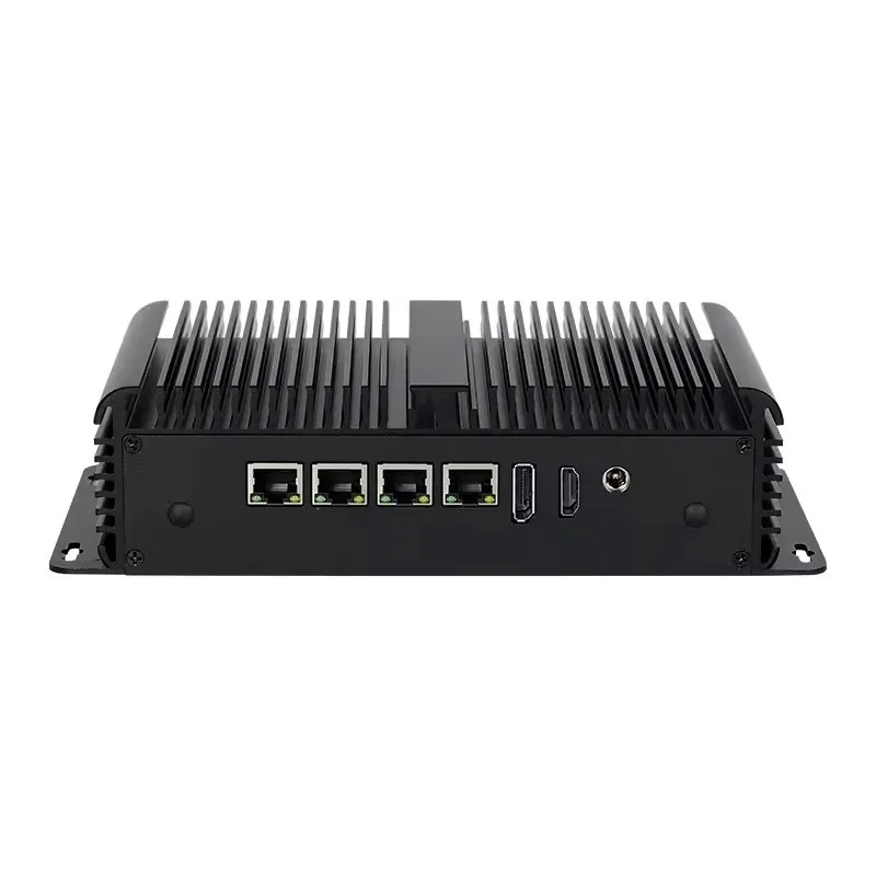 Inter N100 Industrial Mini PC Barebone Kit DDR4 RAM SSD Support 1xHDMI2.0 1xDP1.4 Compact Desktop for Industrial Win10Pro Ready