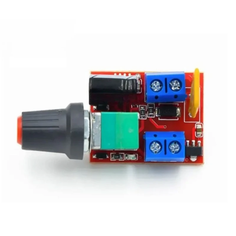 Mini DC Motor PWM Governor 3V6 12 24 35V Speed Switch, Ultra-small LED Dimmer 5A