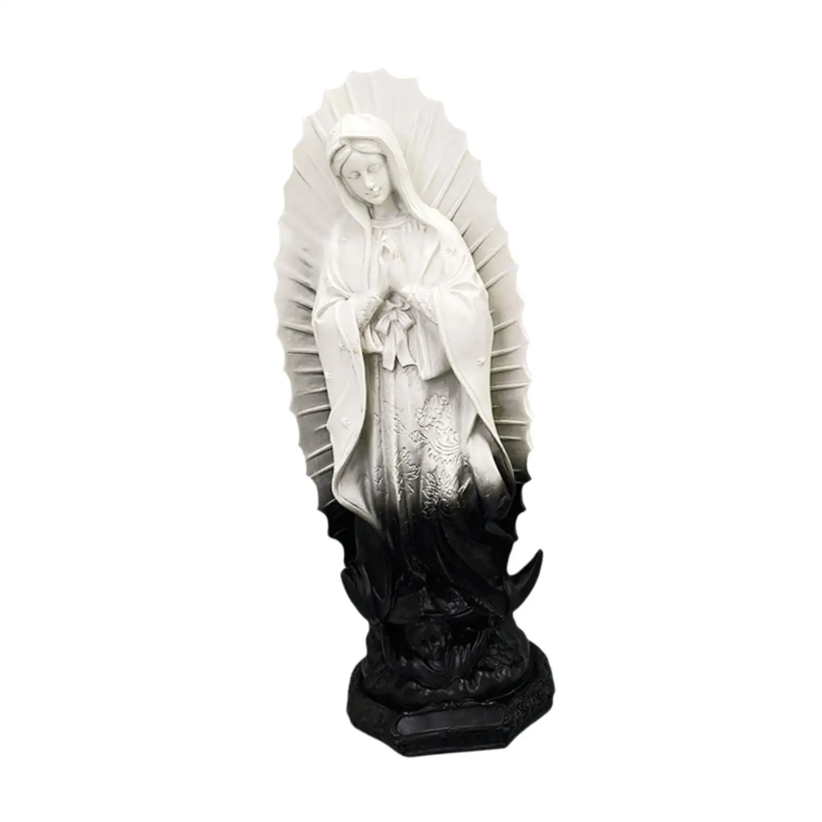 Mary Statue Collectible Home Decor Catholic Chapel Ornament for Tabletop Display