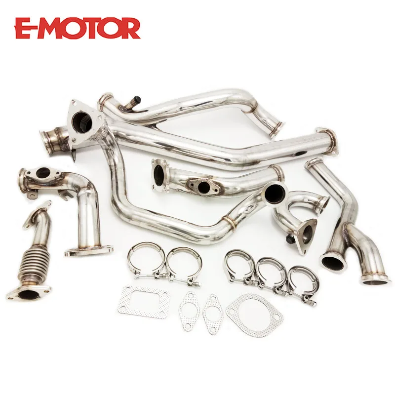 GT35 Turbocharger Bolt-on TurboKit For 03-06 350Z Z33 G35 Coupe VQ35DE BK