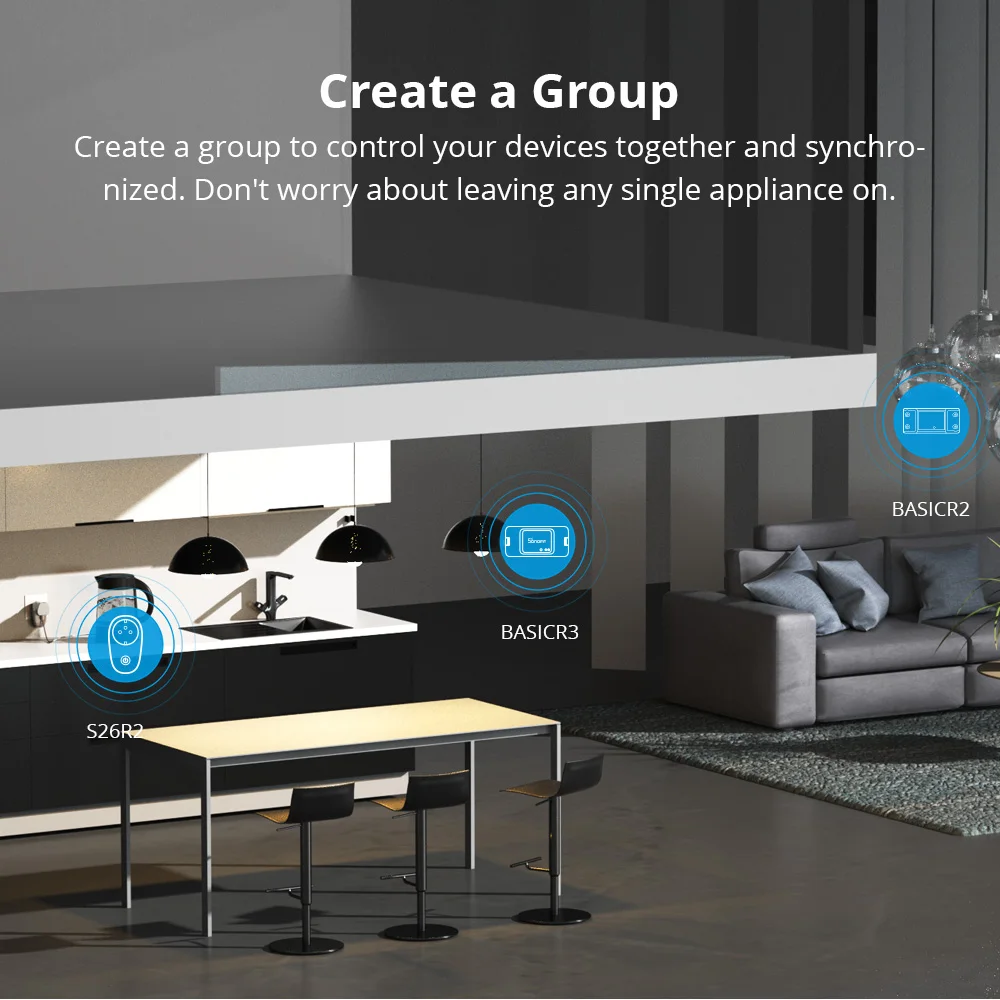 SONOFF S26R2 EU/US/BR Wireless Smart WiFi Plug Smart Scene Remote Group Control via eWeLink APP Support Alexa Alice Google Home