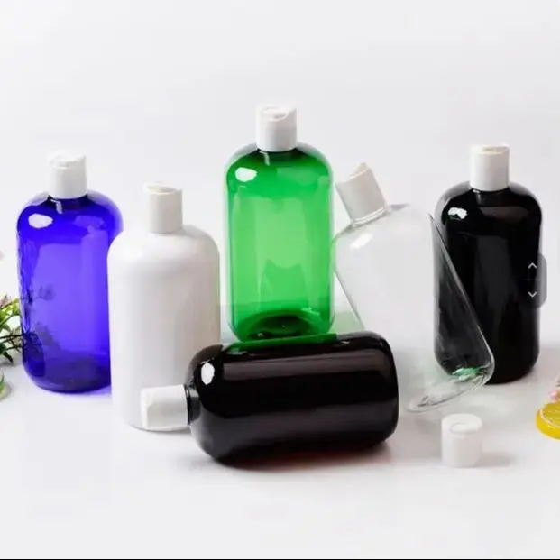 250 Ml Rỗng Boston Tròn Chai Nhựa, xanh Dương/Hổ Phách/Trong Suốt Chai PET Màu Trắng/Con Đen Chống Trai Nắp Đậy An Toàn