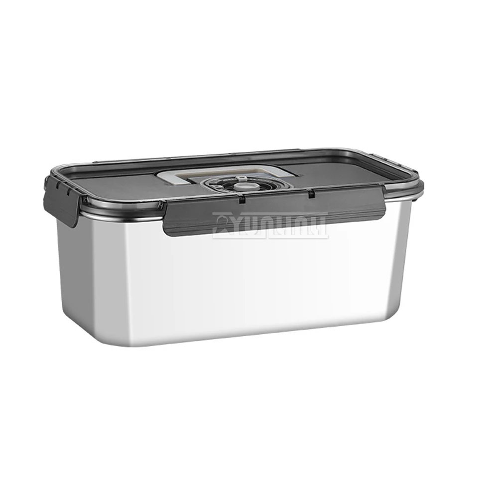 304 สแตนเลสสตีลกล่องเก็บรักษาแบบพกพา Dumpling Preservation กล่องสําหรับ Camping Storage ขนาดใหญ่ความจุ