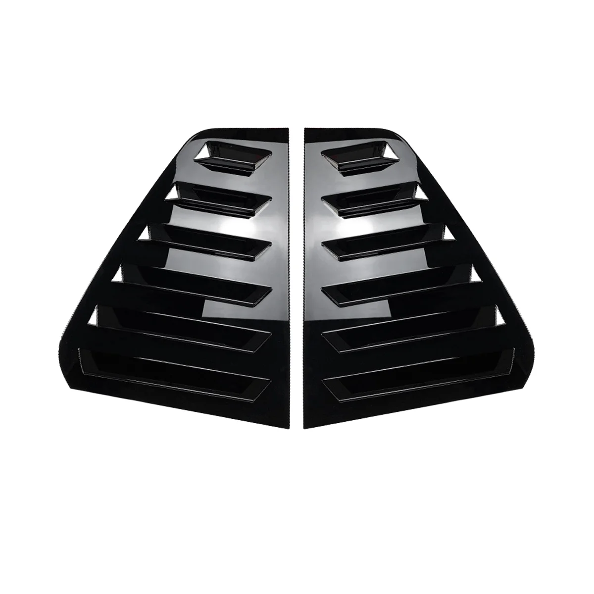 

Car Glossy Black Rear Windows Triangle Louver Cover Stickers for VW Golf 6 MK6 2008-2012 Car Styling