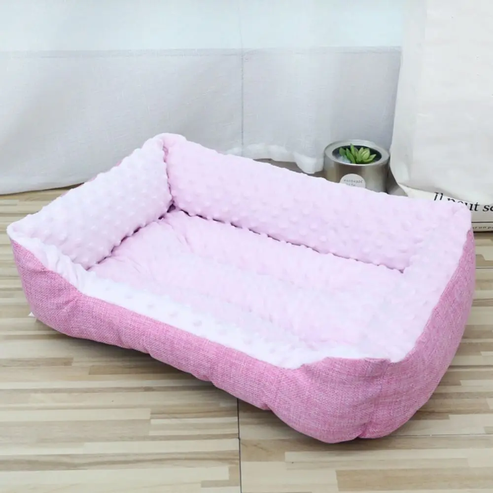 Winter Warm Dog Bed Soft Pet Sofa for Small Medium Large Cats Dogs Plush Dog Nest Mat Pet Sleeping Beds Puppy Kneel Pet Supplies