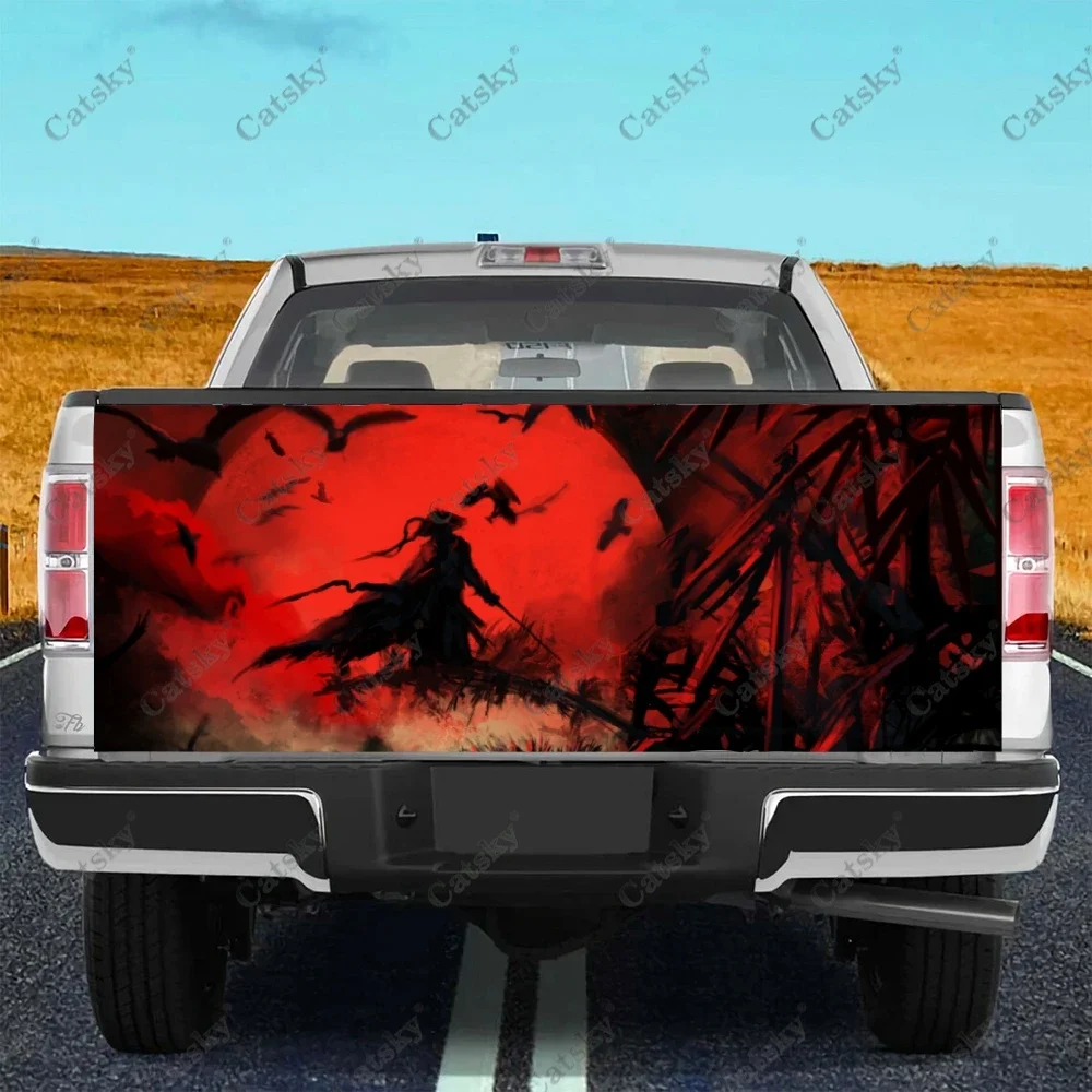 

Japanese Samurai Truck Decals Truck Tailgate Decal Sticker Wrap , Bumper Stickers Graphics for Car Trucks SUV