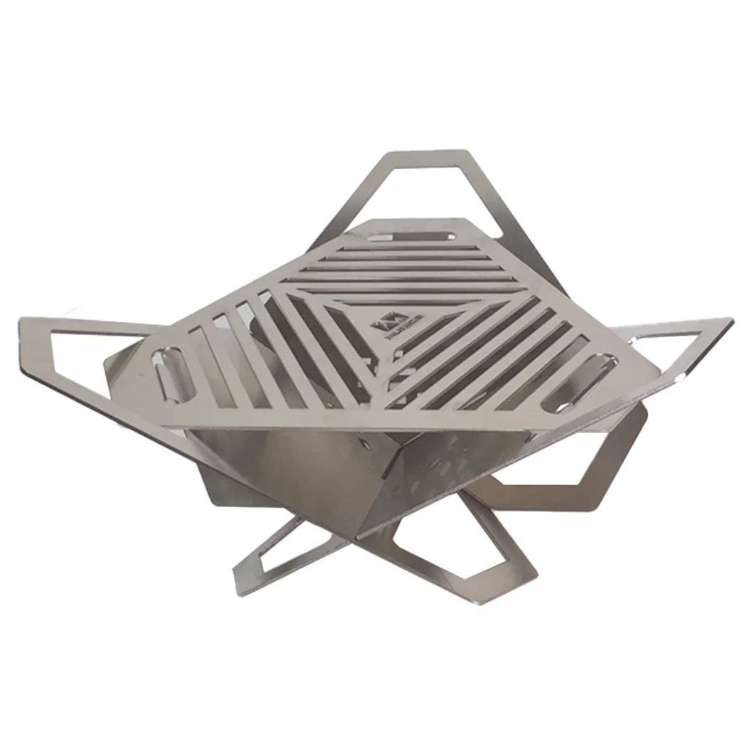 

Grill Grill High Quality New Detachable Camping, BBQ and Campfire Grill