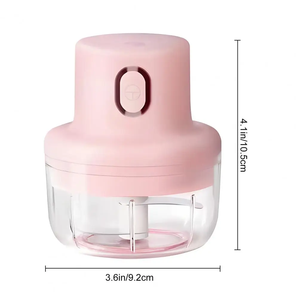 

100ml/250ml Electric Garlic Chopper Wireless Handheld Mini Chopper Rechargeable Food Processor For Garlic Onion Meat Veggies