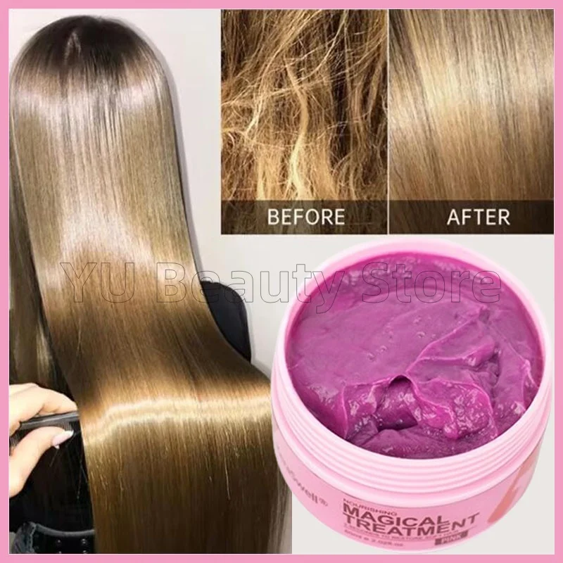 Magical Hair Mask 5 Seconds Repair Damaged Carry Hair Frizzy Soft Smooth Shiny Deep Moisturize Treat Care Essential Oil 60ml