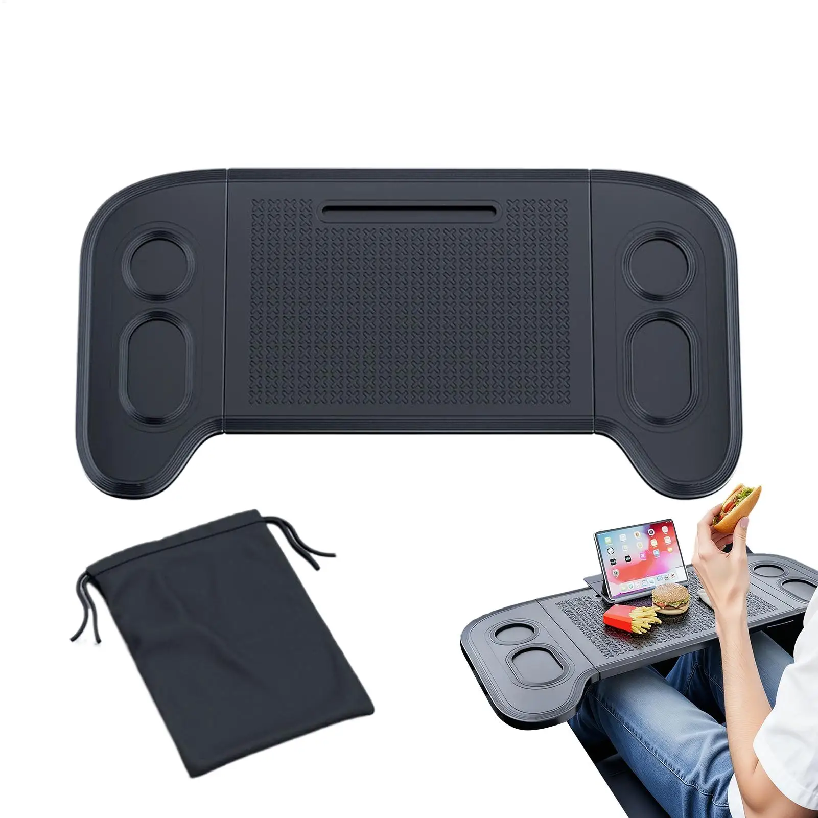 Car small table car steering wheel dining table car multi-function dining tray writing desk office computer notebook Holder
