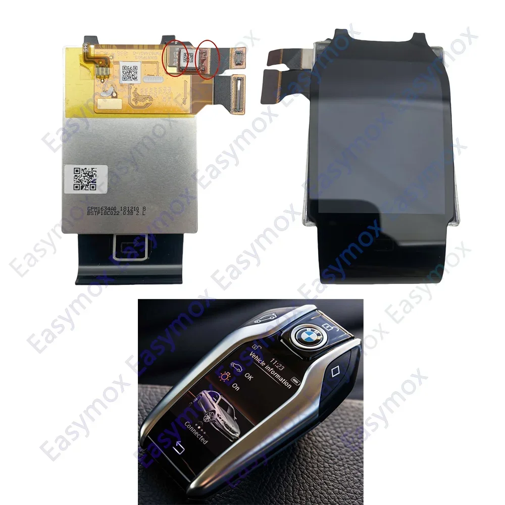 Original LCD Touch Display screen GPM1634A0 FM1634A01-G For BMW 520d 520i g30 x3 X5 5/7 Series I8 Vehicle Car Key