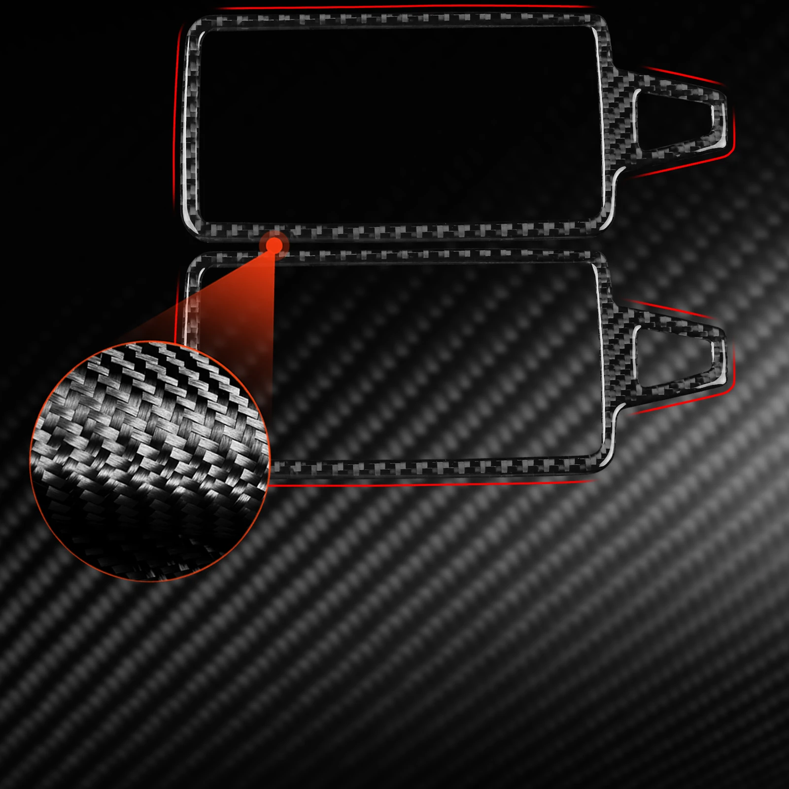 

Real Carbon Fiber Car Accessories Make-up Vanity Mirror Frame Cover Soft Sticker For Kia Sportage 2011 2012 2013 2014 2015 2016