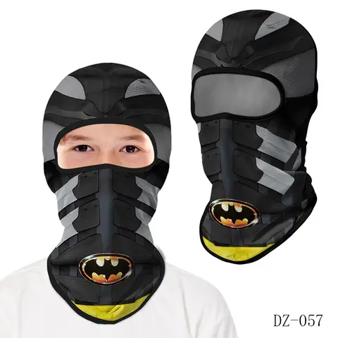 Tecknad Balaklava Mössa Barn Heltäckande Skidmask Utomhus Vindtät Ansiktsbandana Halsduk Mössa Vinter Halsvärmare Cykel Huvudbonad 10 best sales huvudbonad - №4