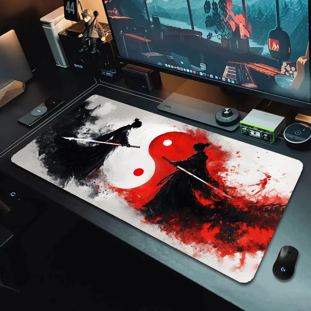 

Computer Mouse Pad Tai Chi 900x400 Chinese Style Desk Mousepad Accessories Gamer Cabinet Games Keyboard Mat Gaming Mats Office