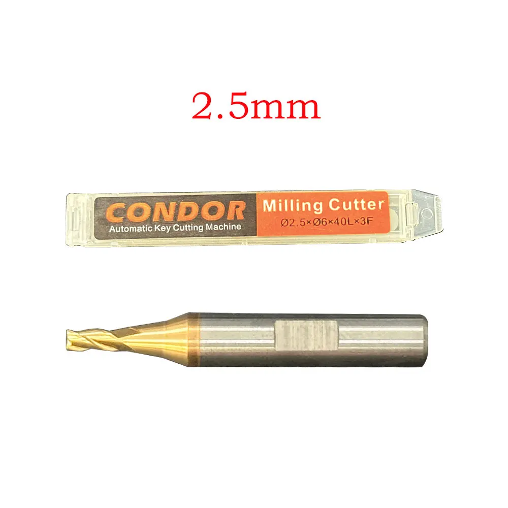 2.5mm Milling Cutter Probe for Xhorse CONDOR XC MINI Plus Dolphin XP-005 XP-007 Key Cutting Machine
