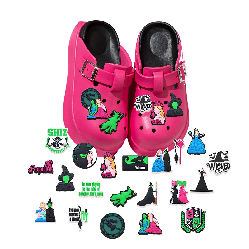 

10-100Pcs New Dream Witch Shoe Charms | PVC Decorative Buckles for Bags,Sandals & Crocs | Cute Shoe Accessories for Kids Gifts