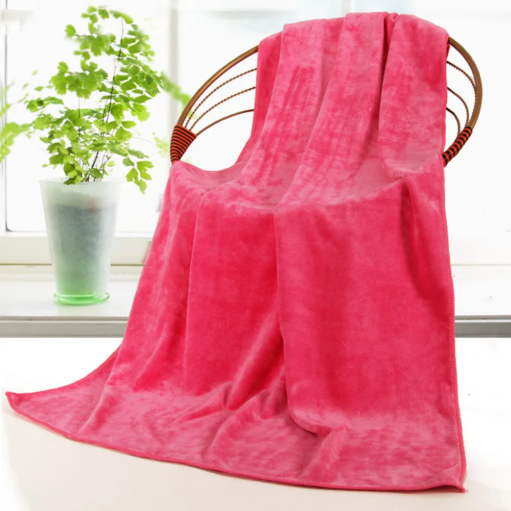

Быстросохнущее банное полотенце для салонов красоты, спортзалов, пляжа, плавания, путешествий, кемпинга, 180x80 см, розовое