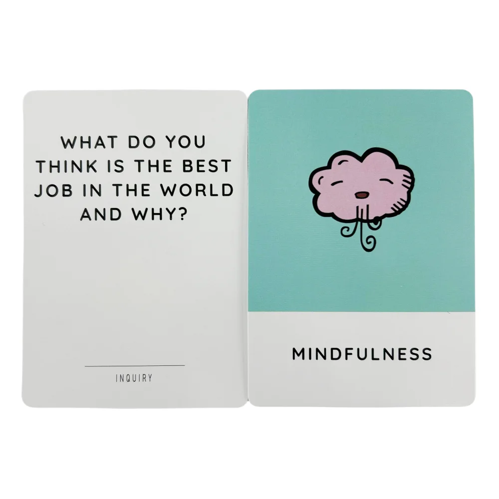 Mindfulness Talk Card Game The School of Mindfulness Game for Kids Mindful Talk Cards for Children and Parents