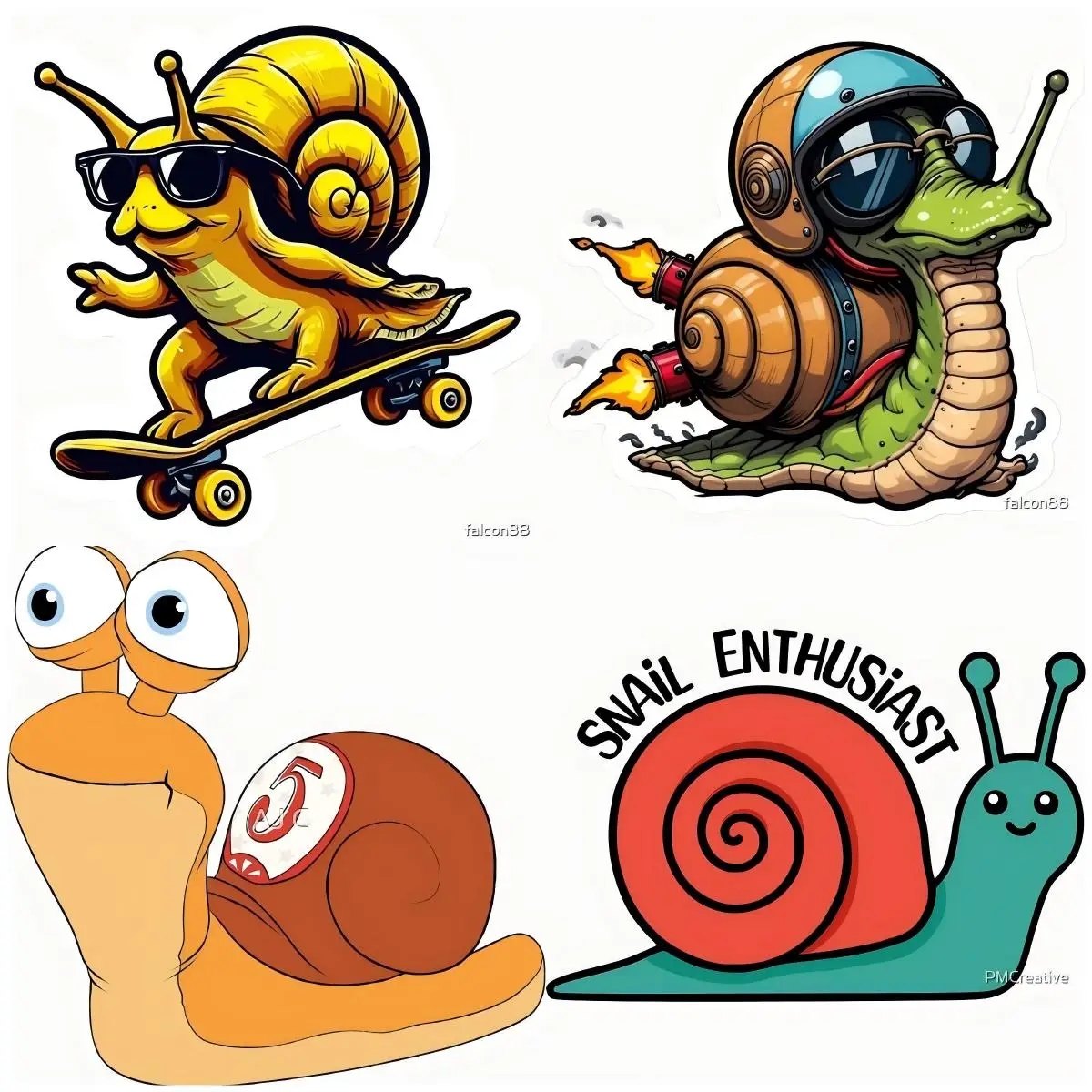 

snail sticker Turbo decal Window Truck Camper Guitar Car Body Refrigerator Wall Racing Exterior Decor