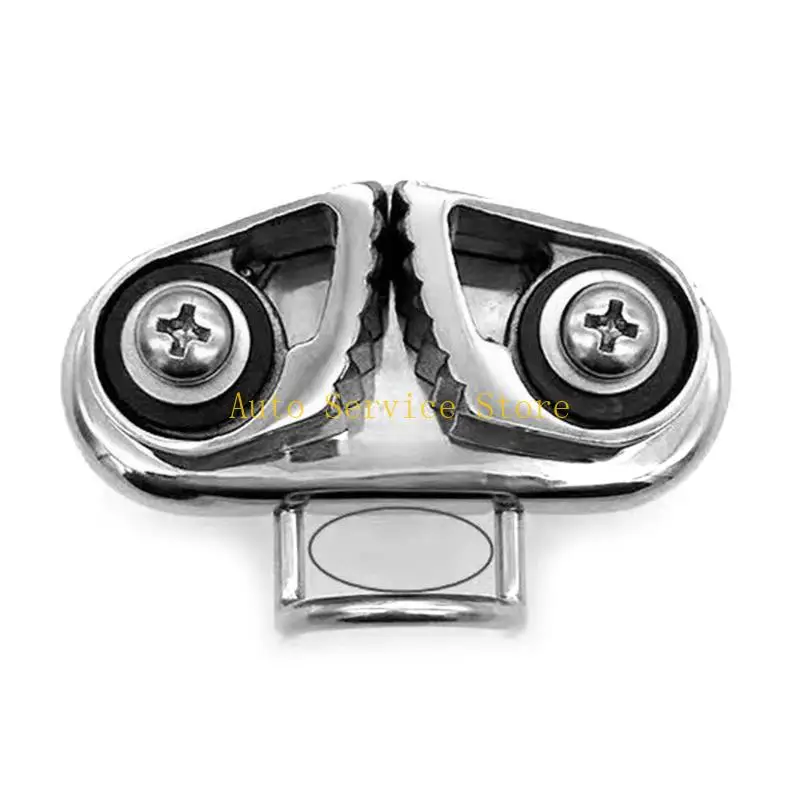 462A Boat Cleats for 3‑15mm Ropes Cleat Leading Rings Fairlead for Dinghy