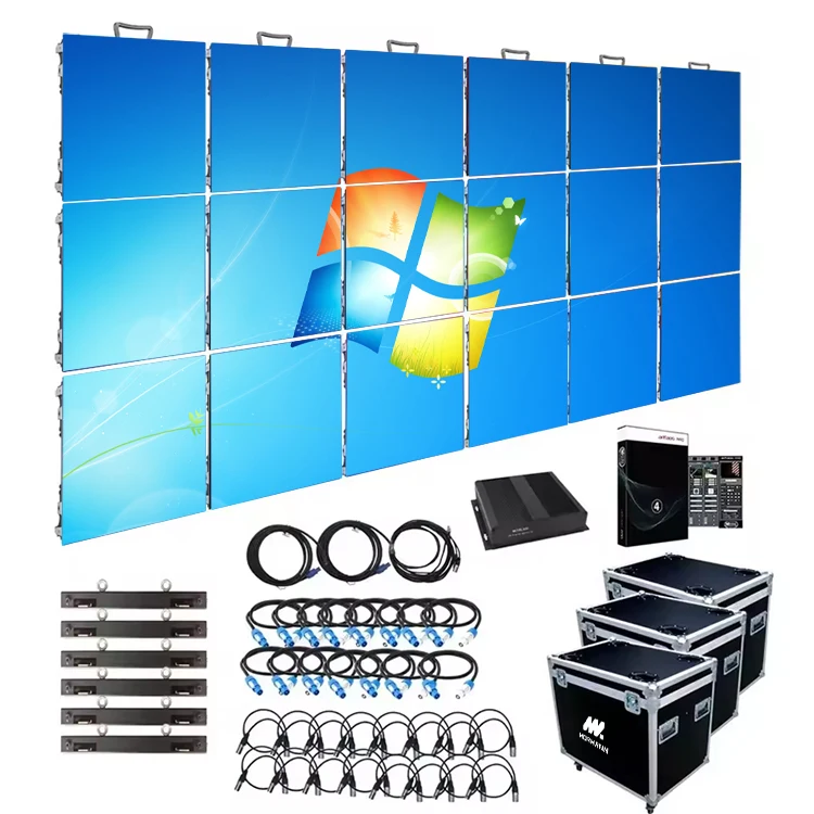 P25 4K Pitch 2Mm Inside Led Video Wall Stage Backdrop Church Mounted Led Screen Para Publicidad Interior Panel Ecran Pantallas
