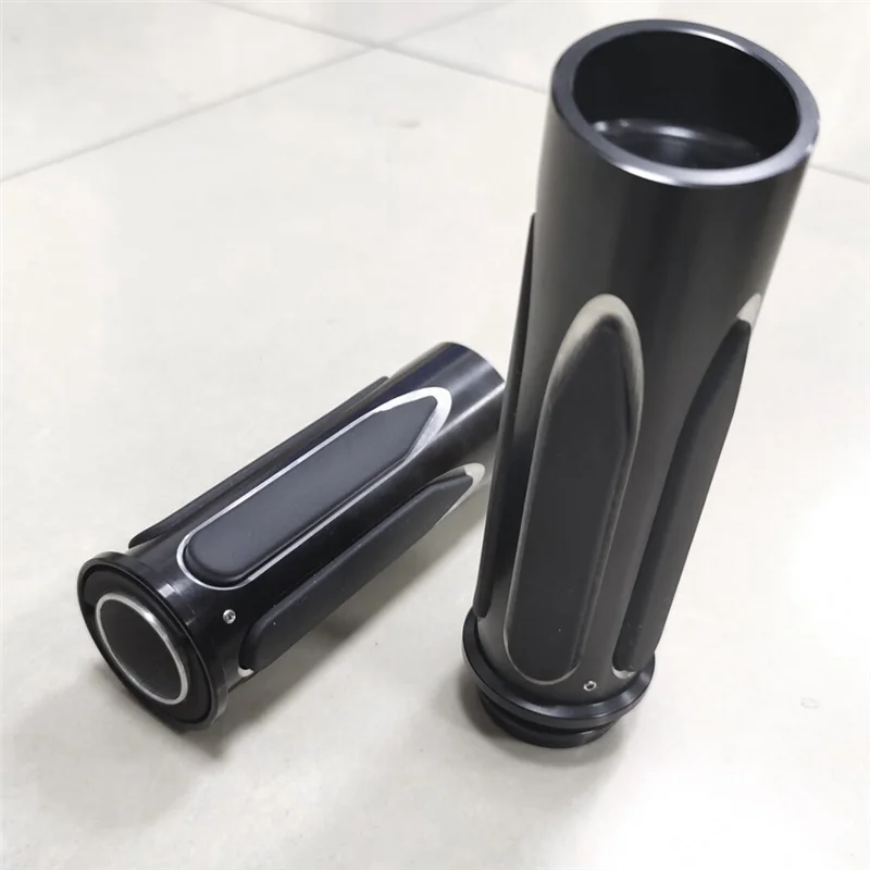 

Leading-Edge-Black Soft Touch Comfort Hand Grips For Touring 1 Inch Electronic Throttle Accessories
