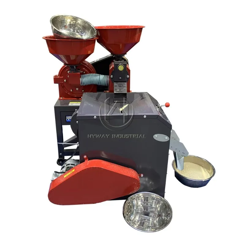 [الأكثر مبيعا] 200 كجم/ساعة المحمولة القمح الشعير الذرة الرفيعة آلة مطحنة الأرز المدمجة الصغيرة مطحنة الأرز التلقائي في ملعب أرز بنغلاديش