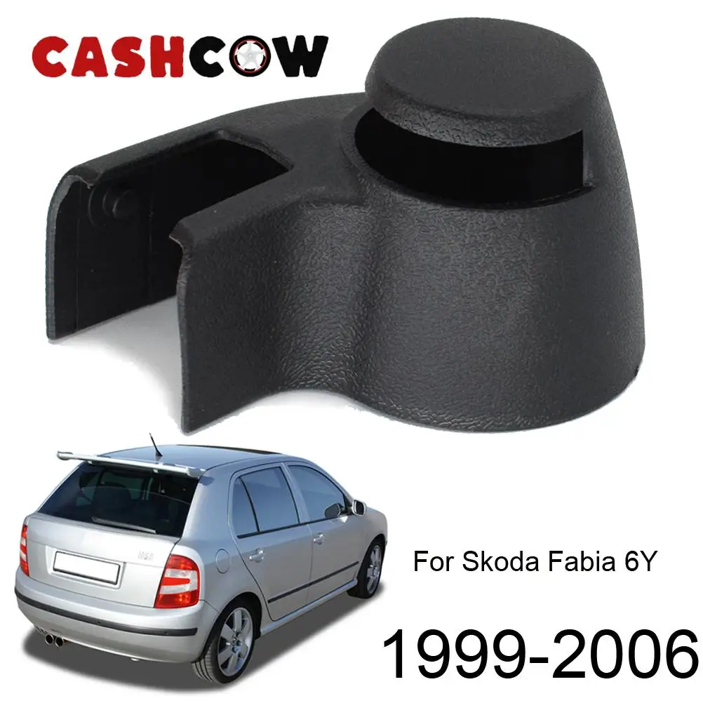 CASHCOW Rear Windshield Wiper Arm Cap Cover For Skoda Fabia 6Y Hatchback Estate 1999 2000 2001 2002 2003 - 2006 6Y6 955 435