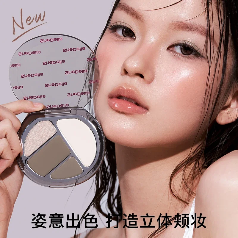 SHEDELLA Cat Paw Grooming Highlight Integrated Disc Facial Brighten Nose Shadow Face Multipurpose Makeup Plate