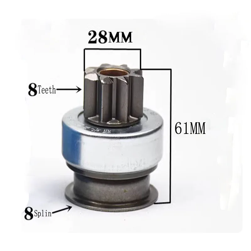 

Car Motor Gear Unidirectional Swing Wheel For Dongfeng Sokon 8 Teeth 8 Spline