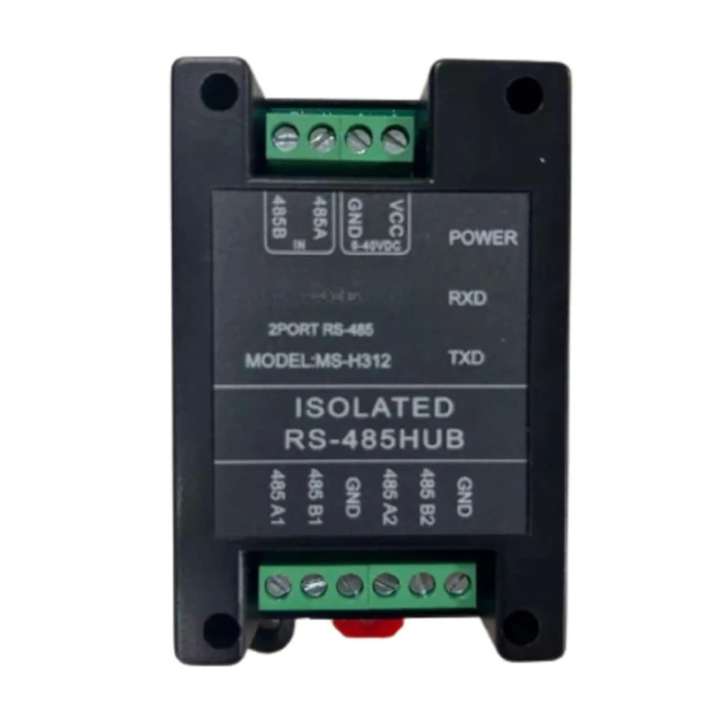Optoelectronic isolation repeater/hub RS-485 series