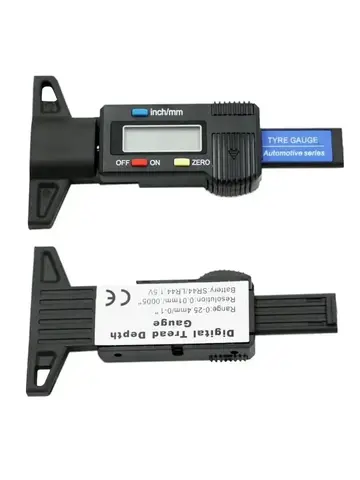 1 Adet Dijital Derinlik Ölçer Kaliper Lastik Derinlik Ölçer LCD Lastik Derinlik Ölçer Araba Lastiği İçin 0-25mm Ölçüm Aleti Kaliper Tamir Aletleri