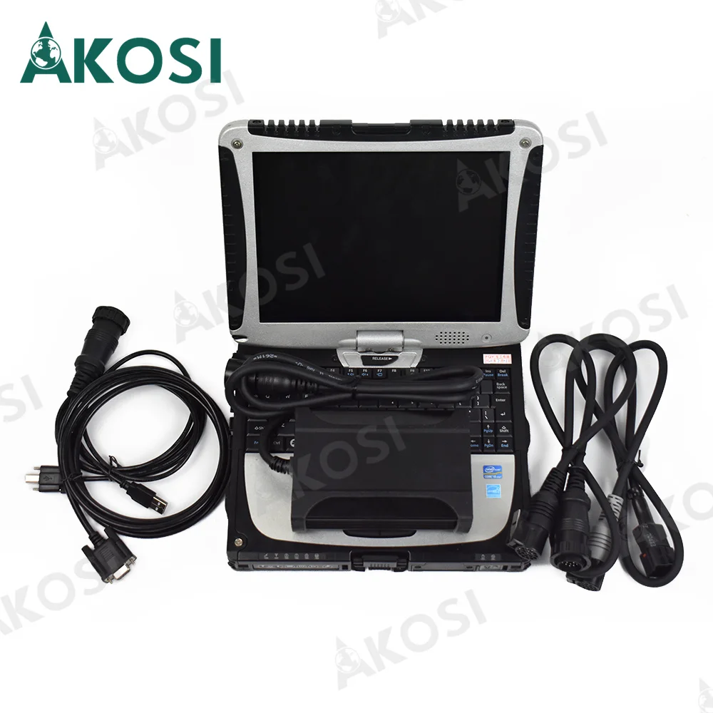 CFC2 laptop with for Doosan Diagnostic Tool is for the diagnosis of electronic fuel injection diesel engines Excavator auto tool