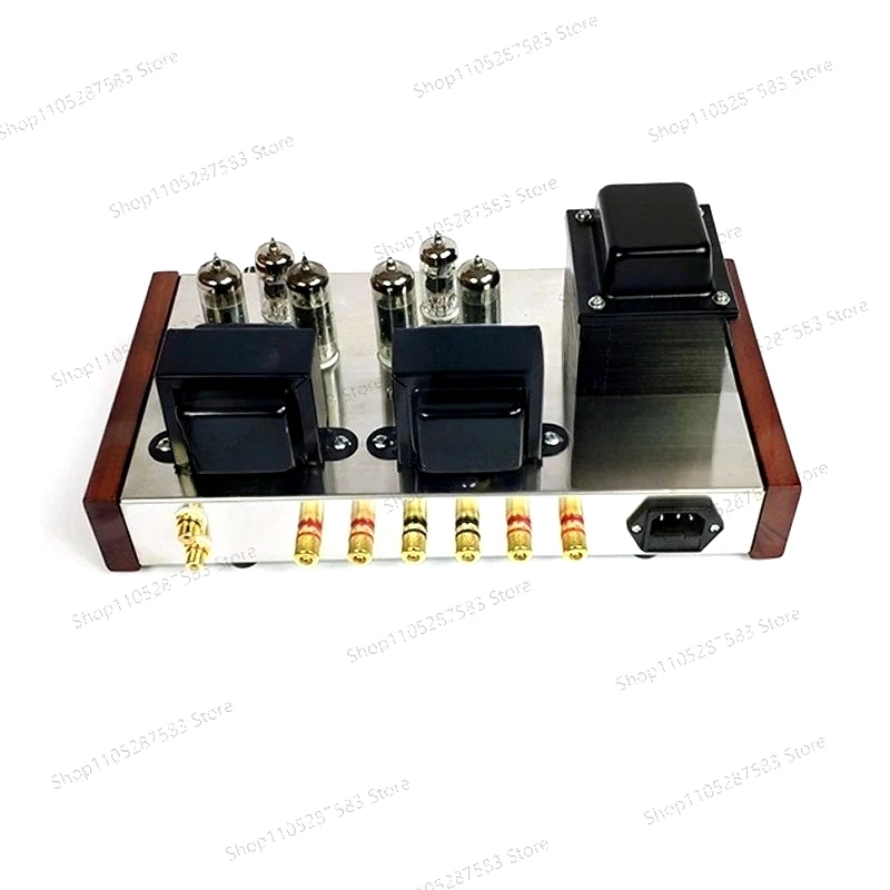 12W+12W 6F2 Push 6P1 Push-Pull Tube Amplifier Full-Bridge Rectification 6F2 + Kit/Finished