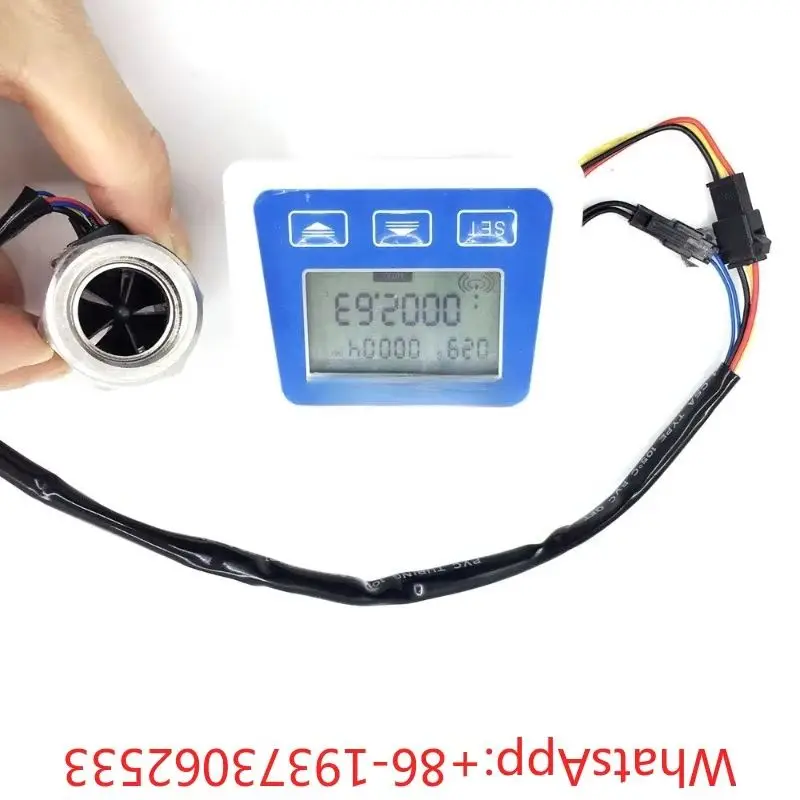 Intelligent Electronic Digital Flowmeter Meter 1 Inch Water Flow Sensor Measuring Flow Temperature Flow Rate Integrated
