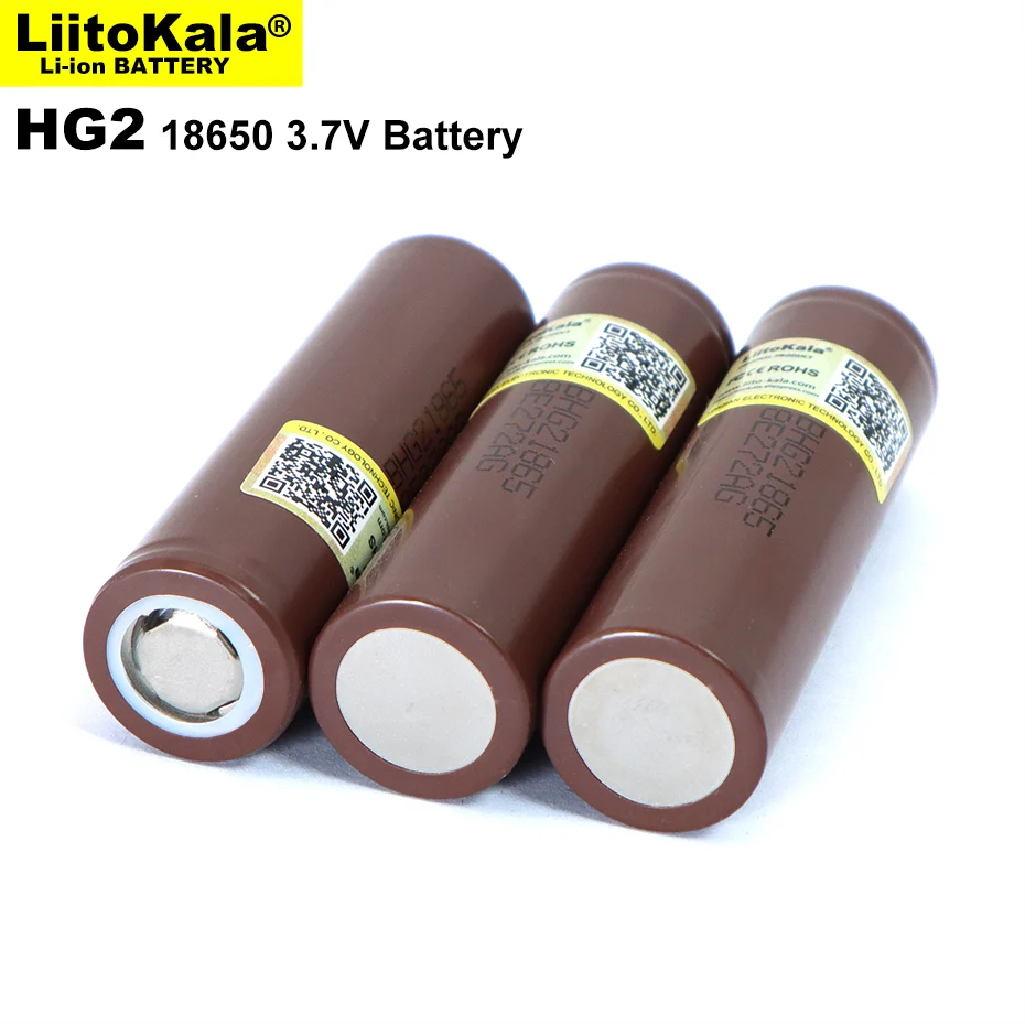 

Liitokala Original HG2 18650 3000mAh battery 18650HG2 3.6V discharge 20A dedicated For hg2 Power Rechargeable battery