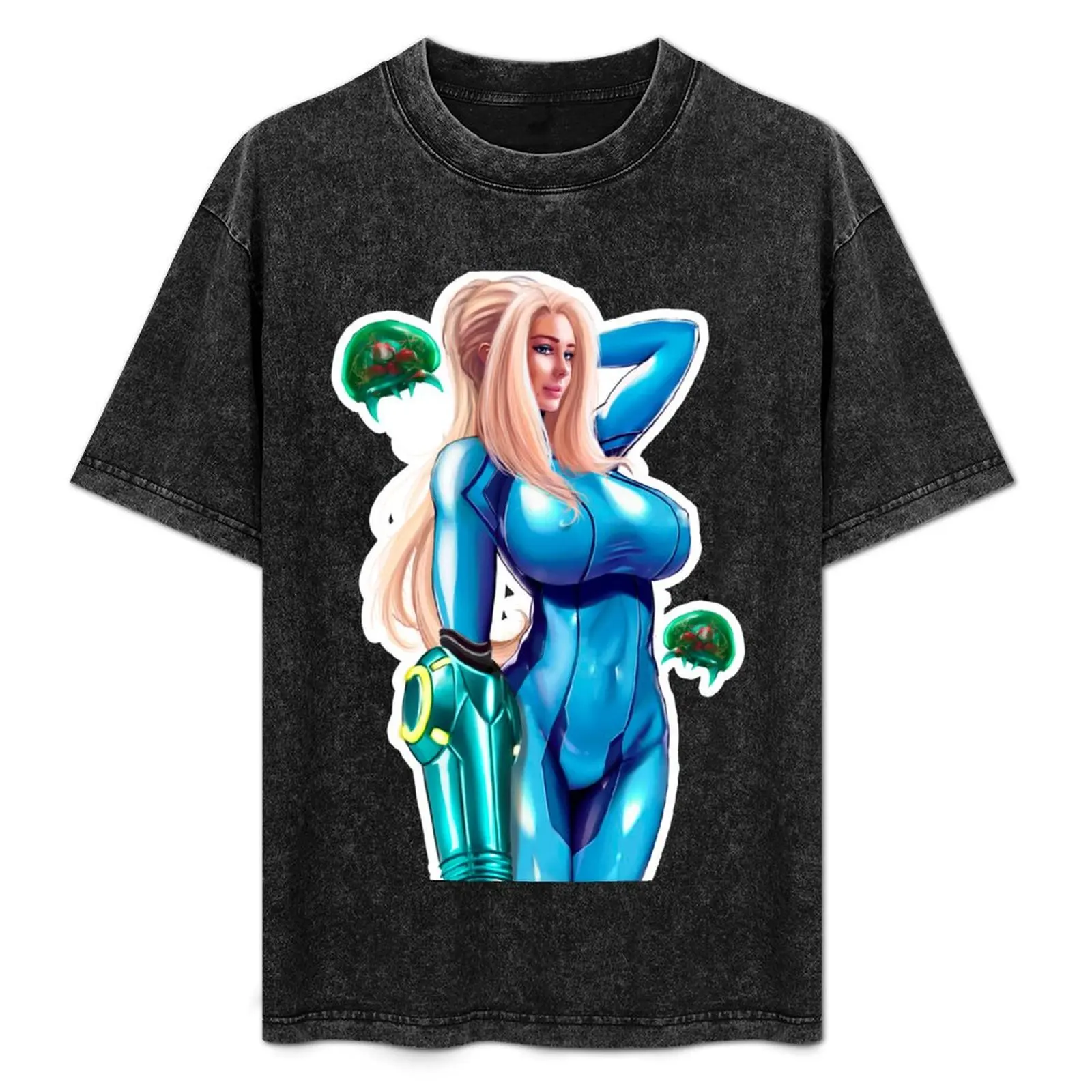 

SAMUS ZERO SUIT 3 T-Shirt Classic Crew Neck Cotton T-Shirt
