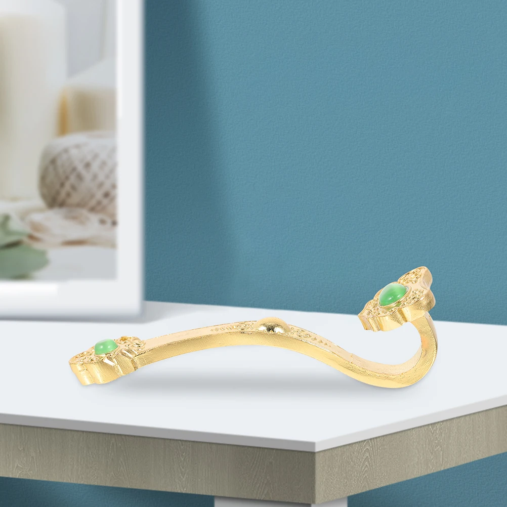 

6pcs Fortunate Ruyi Ornaments Alloy Tabletop Decor Chinese Style Home Accessories Living Room Study Metal Craft Gifts Household