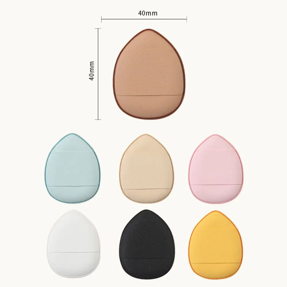 Herramienta colorete corrector cojín seco húmedo doble uso esponja de maquillaje 7 Uds Mini dedo Puff cosmético Puff pulgar cojín de aire Puff