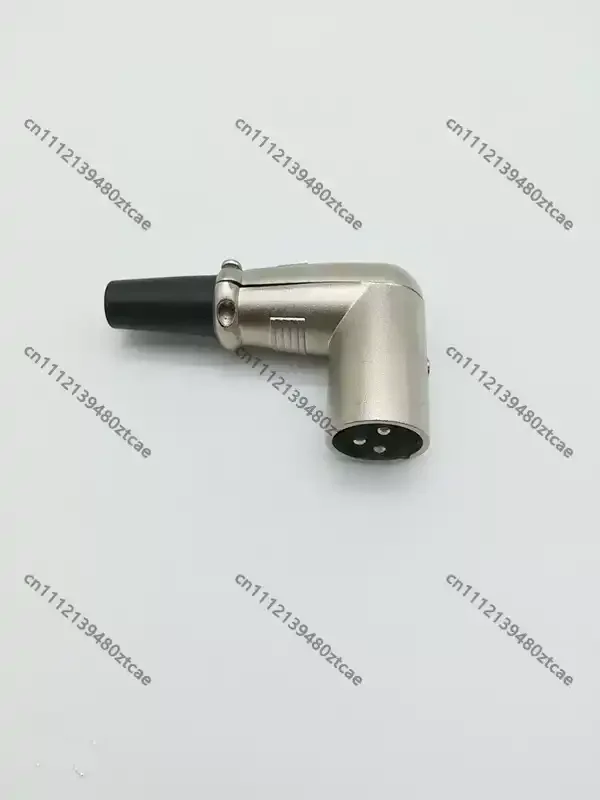 Right Angle 3 Pin XLR Male Connector, 7 Type Microphone Audio Plug