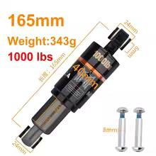 MEROCA Rear shock for mtb 125/150/165/190mm Oil Spring Shock for Scooter Mountain Bike 750/850/1000 Lbs RearShocks - AliExpress 