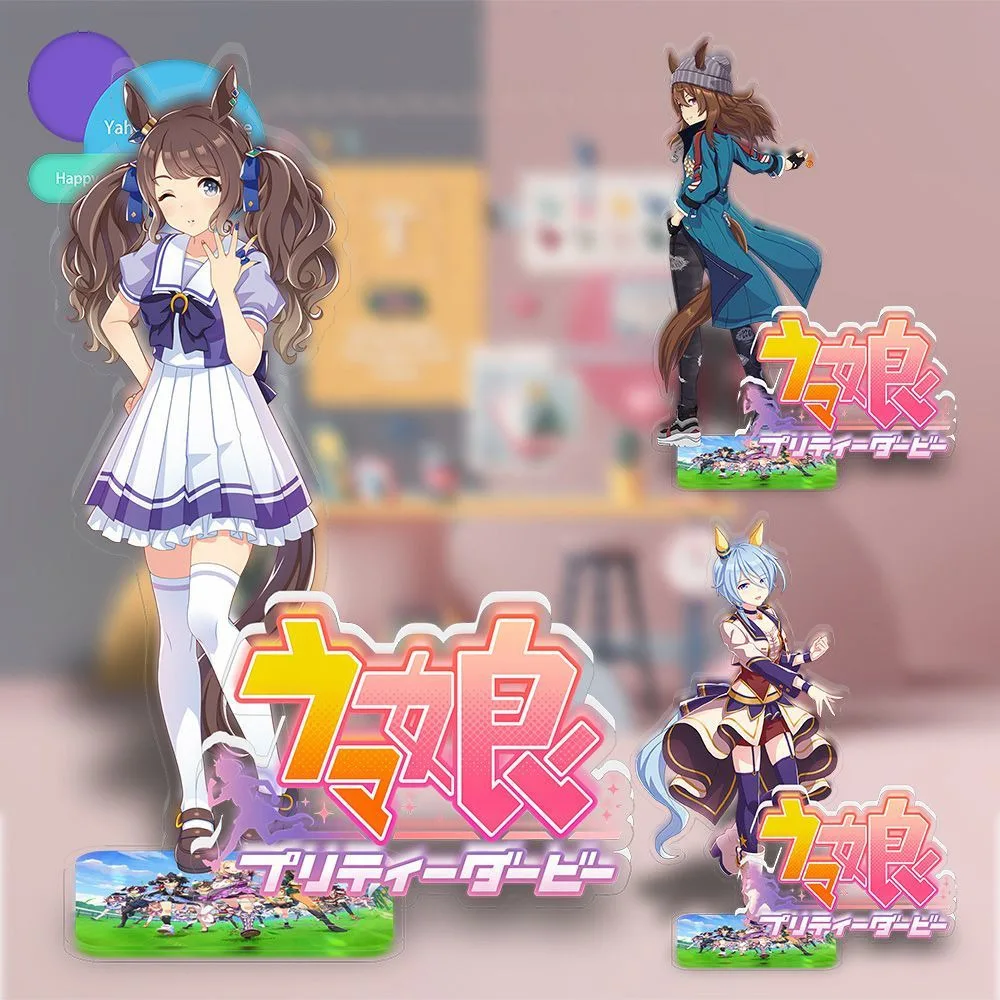 

Tamamo Cross Seiun Sky Acrylic Stand Ornaments Cosplay Pretty Derby Anime Figure Cartoon Model Christmas Gifts Girls