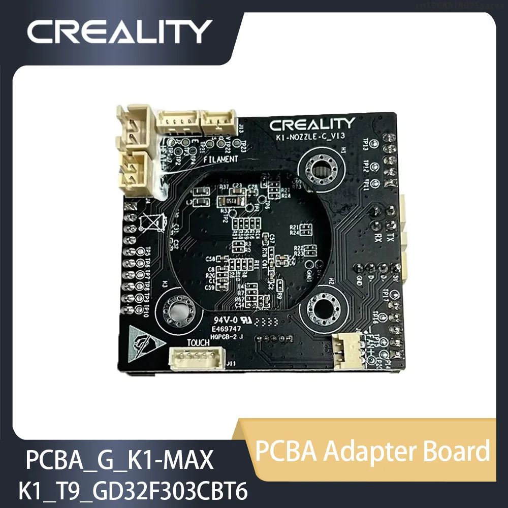 Creality Original PCBA_G_K1-MAX/K1_T9_GD32F303CBT6 NOZZLE-C-V13 Replace Adapter Board for K1-MAX/K1 3d Printer Accessories