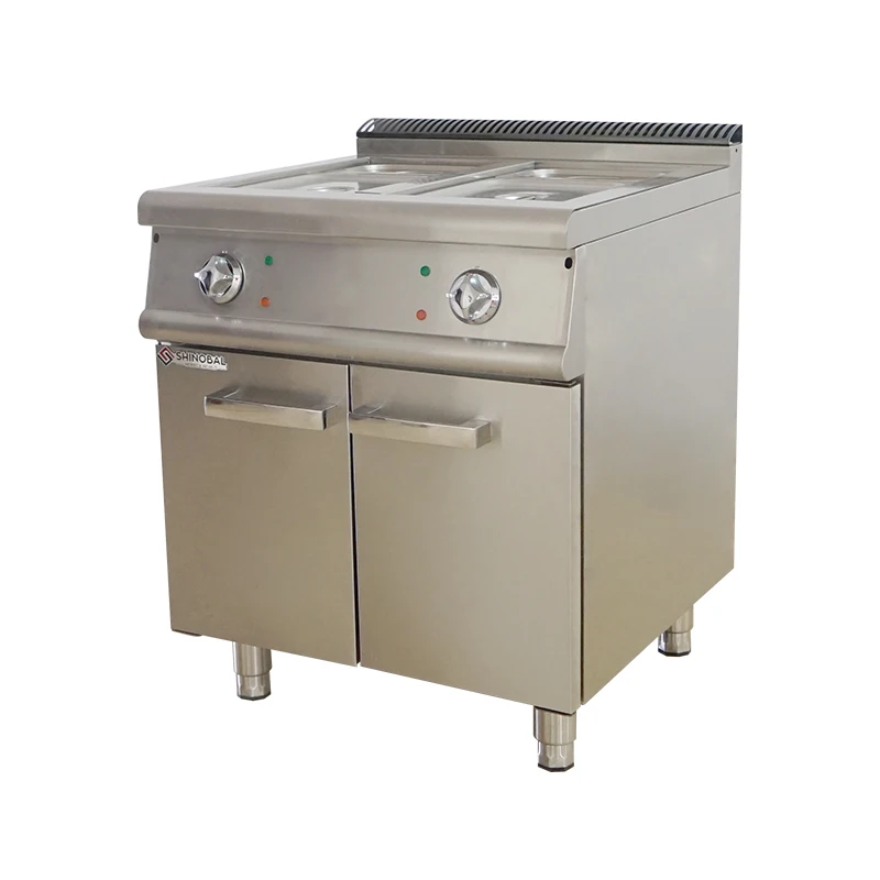Insulated Electric Buffet Bain Marie Hot Pots to Keep Food Warm With Cabinet