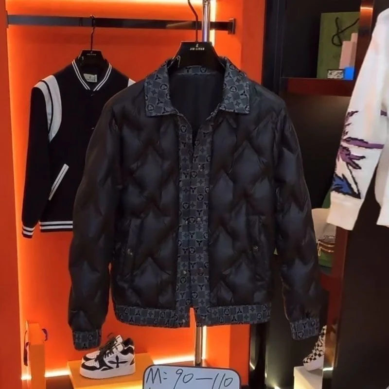 

Мужская легкая зимняя куртка Ele из хлопка с воротником, модная, повседневная, приталенная, молодежный тренд 2024 года