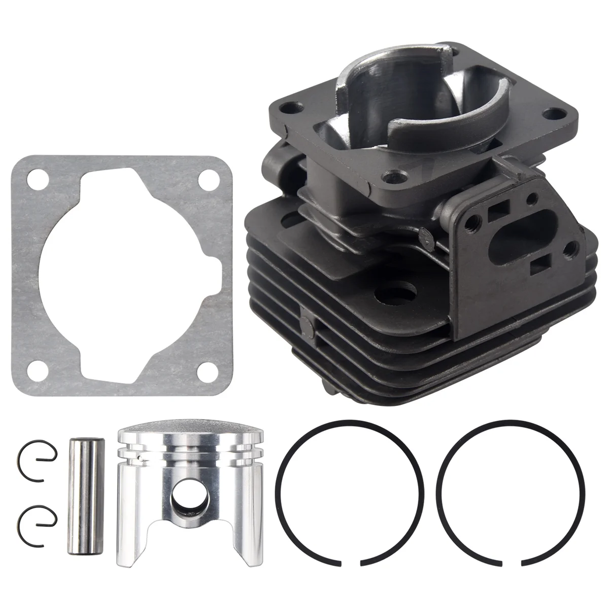 Kit de pistão de cilindro 36mm para cortador de escova de motor tl33 1e36f-2gn b33b 33cc.