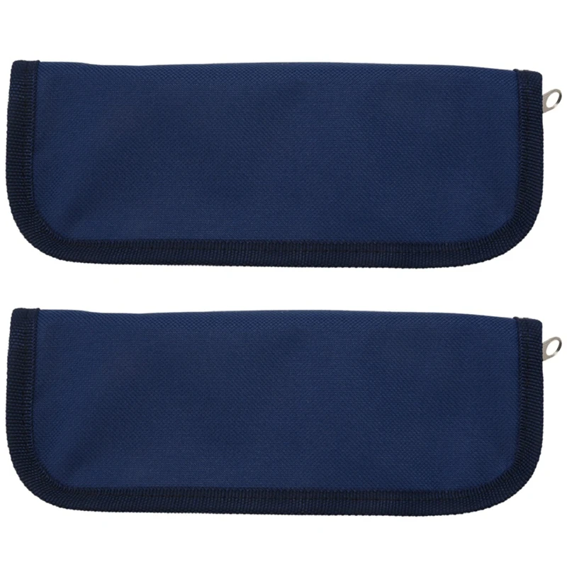 2PCS Insulin Cooler Travel Case Diabetic Medication Organizer Cooler Bag Navy Blue Navy Blue